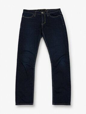 Flying Monkey Dark Wash Skinny Jeans Size 27 Mid Rise Stretch Denim